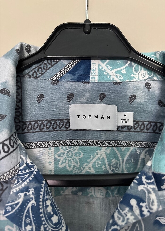 TOPMAN etnik desenli gömlek - Görsel 3