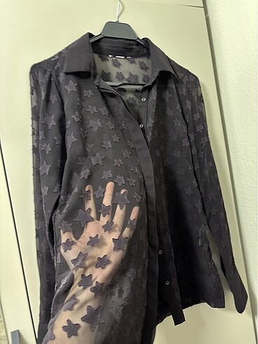 H&M H&M transparan star gömlek