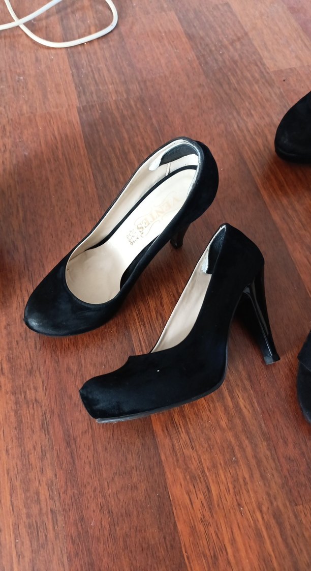 Beyaz Stiletto Topuklu Kadın Ayakkabı - Görsel 3