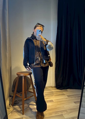 Kadın Camel Renkli Yumuşak Kumaşlı Şişme Yelek - Görsel 6