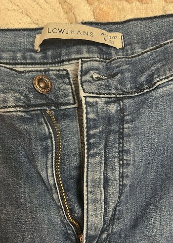 Kadın Mavi Loose Fit Midi Boy Kot Pantolon - Görsel 2