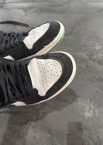 Yeşil Bağcıklı Kadın Spor Ayakkabı - Görsel 3