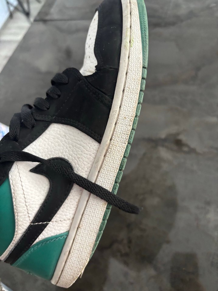 Yeşil Bağcıklı Kadın Spor Ayakkabı - Görsel 4