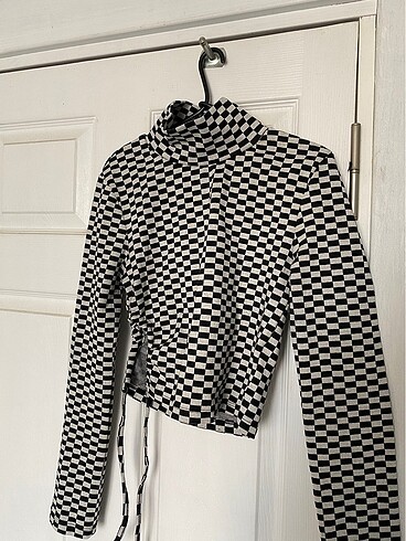 Koton koton dama desenli crop