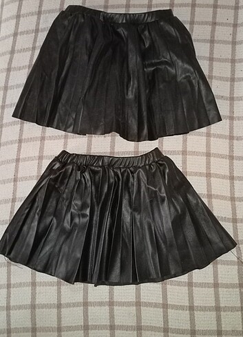 Zara Zara Çocuk deri mini etek