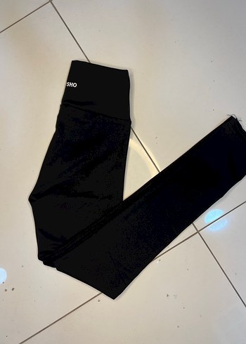 Siyah Midi Spor Kadın Tayt - Görsel 2