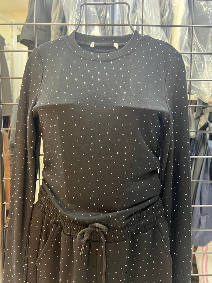 Kadın Siyah Uzun Kollu Kuşaklı Elbise - Görsel 2