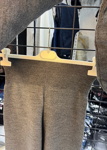 Gri Uzun Boğazlı Triko Kadın Kazak - Görsel 2