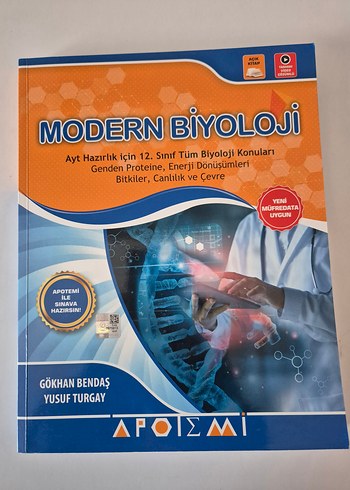 Modern Biyoloji 12. Sınıf AYT apotemi
