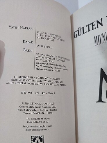  Mo'nun Gizemi - Gülten Dayıoğlu