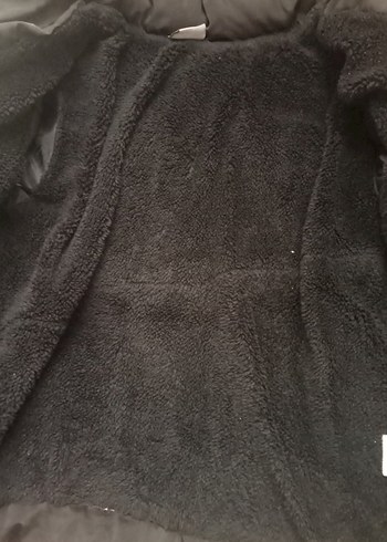 Siyah çocuk  Kışlık Mont - Görsel 3