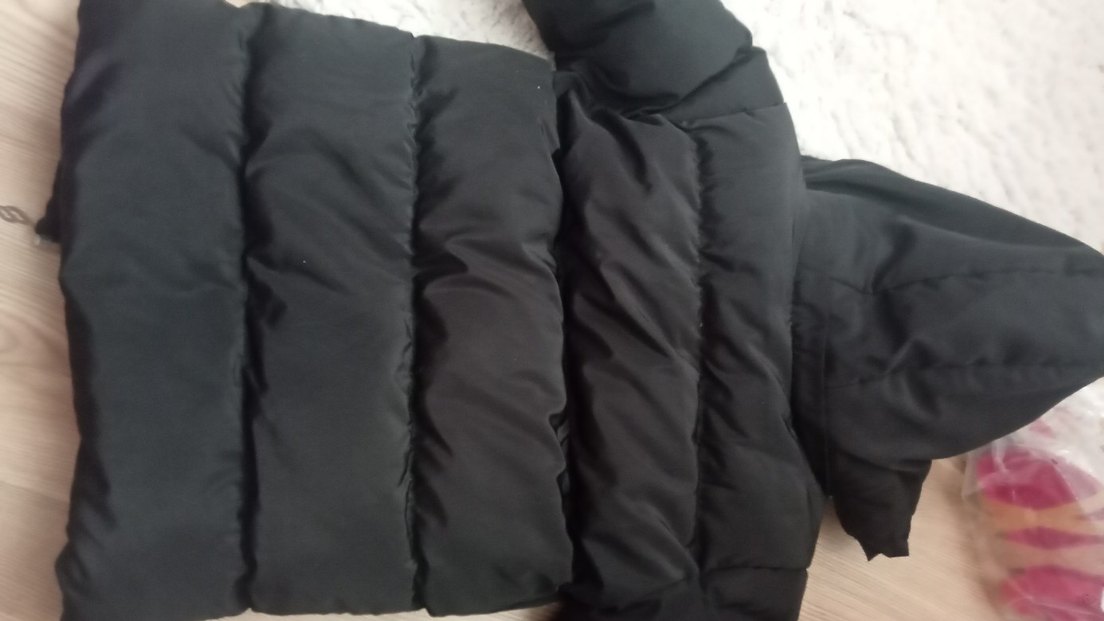 Siyah çocuk  Kışlık Mont - Görsel 2