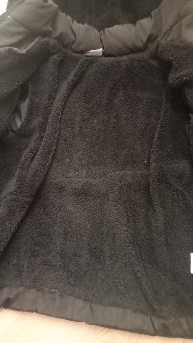 Siyah çocuk  Kışlık Mont - Görsel 3