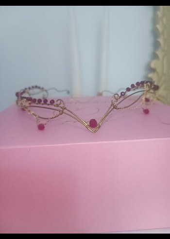 Altın Renkli Boncuklu Bohem Saç Aksesuarı - Görsel 3