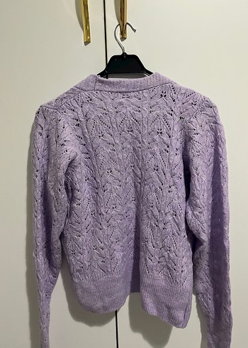 Bohem Mor Örgü Kadın Hırka - Görsel 2