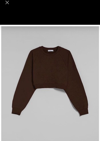 Kahverengi Kadın Sweatshirt - Görsel 3