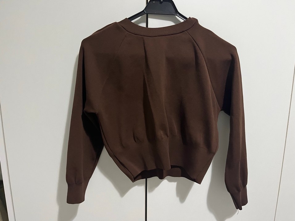 Kahverengi Kadın Sweatshirt - Görsel 2