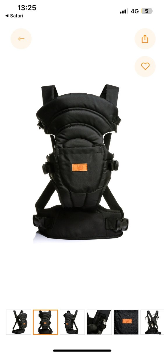 Siyah Bebek Taşıyıcı - Görsel 2