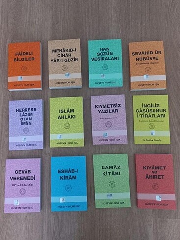 Hakikat yayınevi 12 kitaplık set yayınları