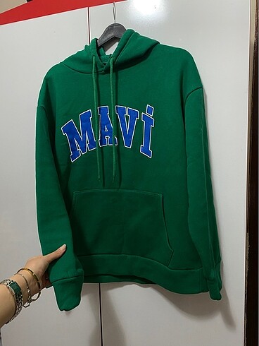 Mavi 3 İplik Sweatshirt