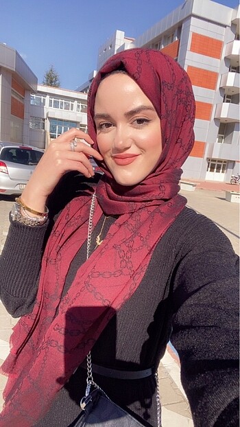 Çift Taraflı Bordo Kaşmir Şal