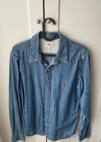 Levis Kadin Mavi Denim Gomlek Jean Levis S Beden