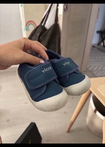 Vicco Erkek Bebek İlk Adım Ayakkabısı Mavi