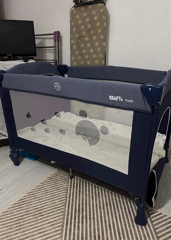 KRAFT Fresh Lacivert Oyun Parkı Yatak