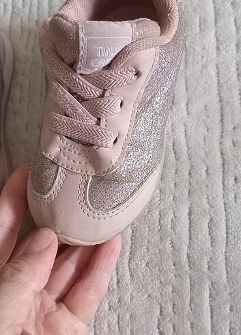 21 Beden ten rengi Renk Bebek spor ayakkabı 