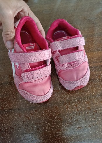 23 Beden Kız Çocuk Pembe Puma Spor Ayakkabı Orijinal