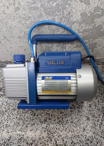 Mavi ve Gri Vakum Pompası VALUE - Görsel 11