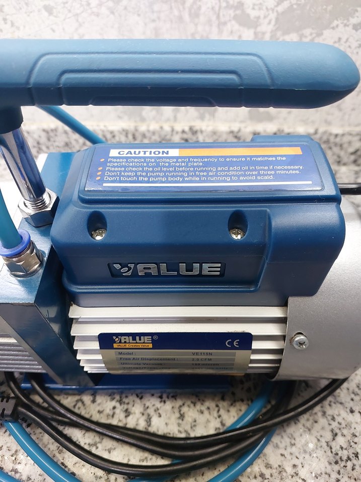 Mavi ve Gri Vakum Pompası VALUE - Görsel 3