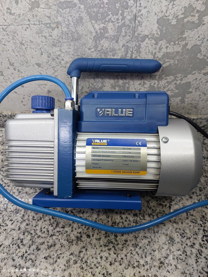 Mavi ve Gri Vakum Pompası VALUE - Görsel 4