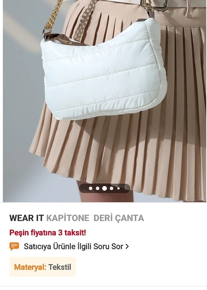 çanta bayan capitone  - Görsel 3
