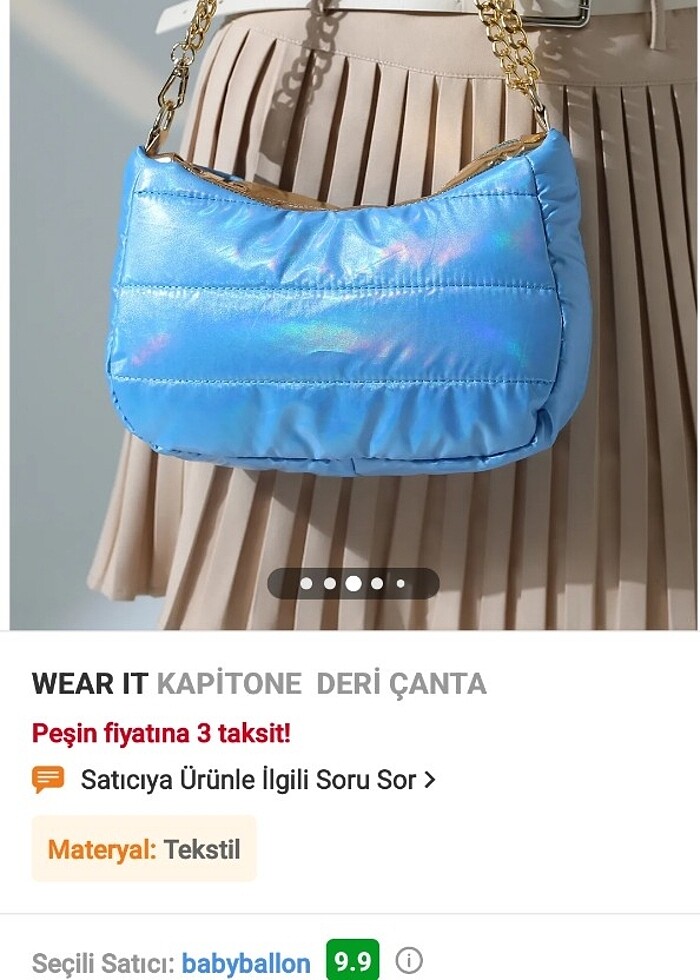 çanta bayan capitone  - Görsel 4