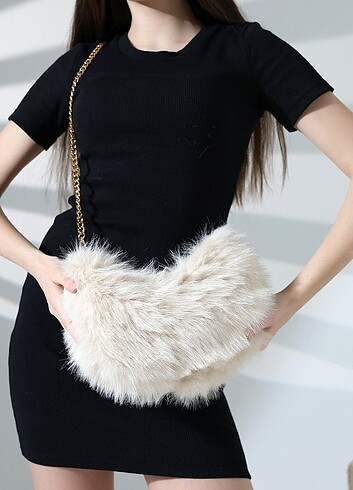 çanta kürk bayan  - Görsel 8