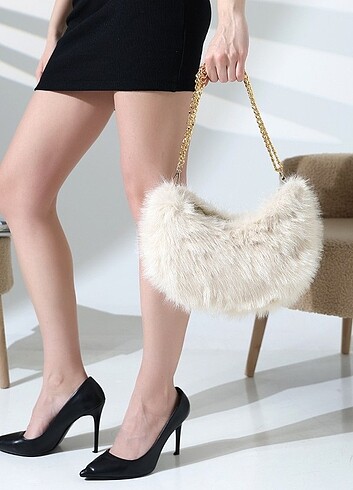 çanta kürk bayan  - Görsel 15