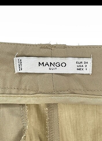 34 Beden camel Renk Mango pantolon 