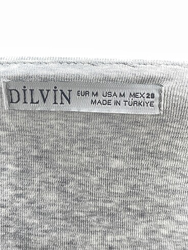 m Beden gri Renk Dilvin Mini Üst %70 İndirimli.