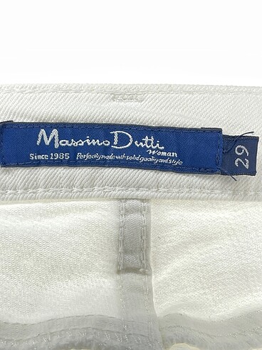 29 Beden beyaz Renk Massimo Dutti Jean / Kot %70 İndirimli.