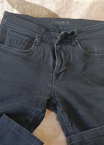 Lufian Koyu Lacivert Denim Jean Hic Kullanilmadi