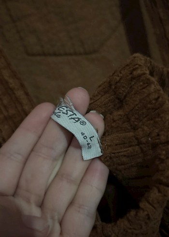 Kahverengi Süet Askılı Tulum - Görsel 4