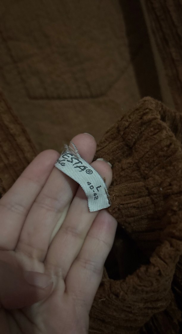 Kahverengi Süet Askılı Tulum - Görsel 4