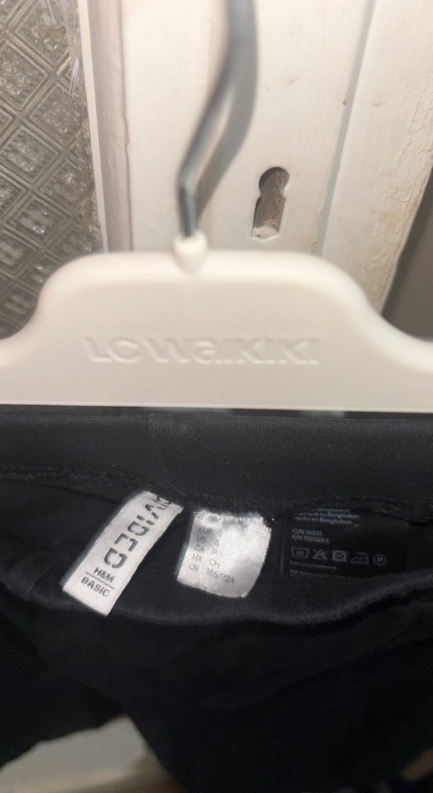 Siyah Mini Spor tayt - Görsel 2