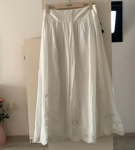 Zara Zara işlemeli uzun etek