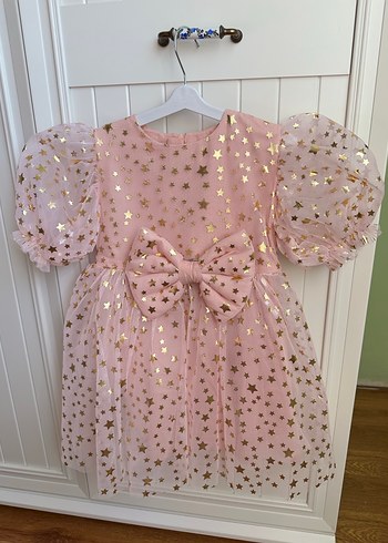 Le Mabelle yıldız baskili cocuk abiye elbise - Görsel 2