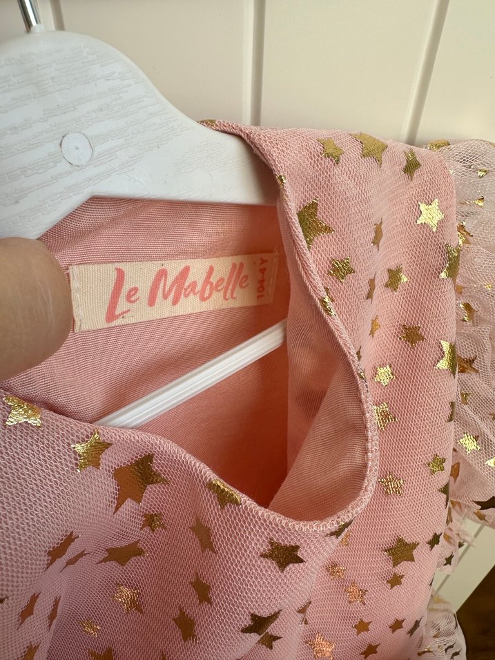 Le Mabelle yıldız baskili cocuk abiye elbise - Görsel 4