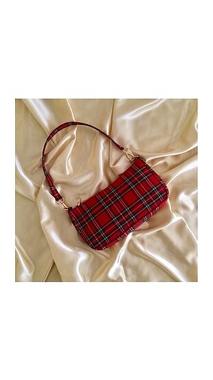 Ekose Baguette Bag