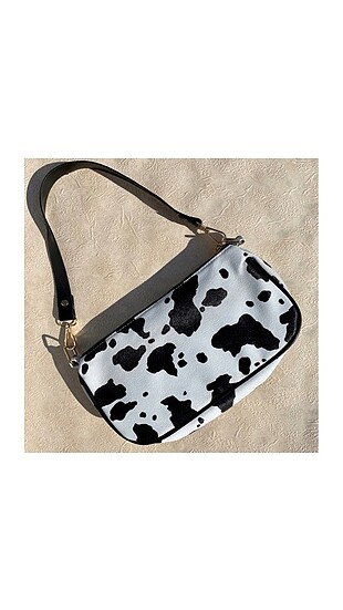 Cow Baguette Bag