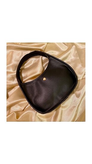 Siyah Mini Tote Çanta